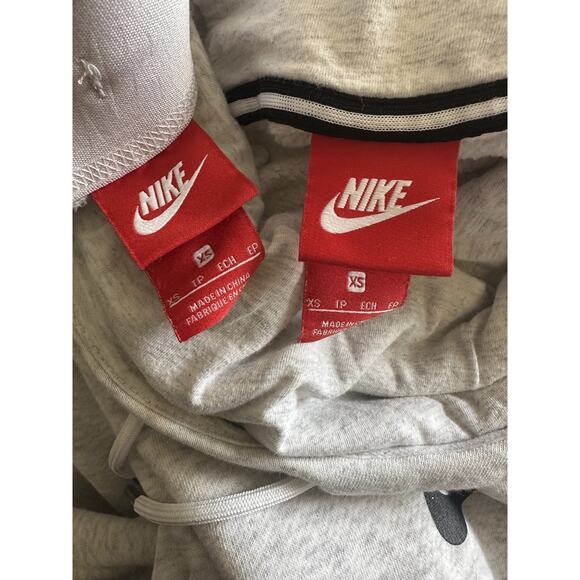 Nike 2-Piece Set Rally Funnel Neck Hoodie & Sweatpants Gray Women's Size XS - Picture 13 of 16